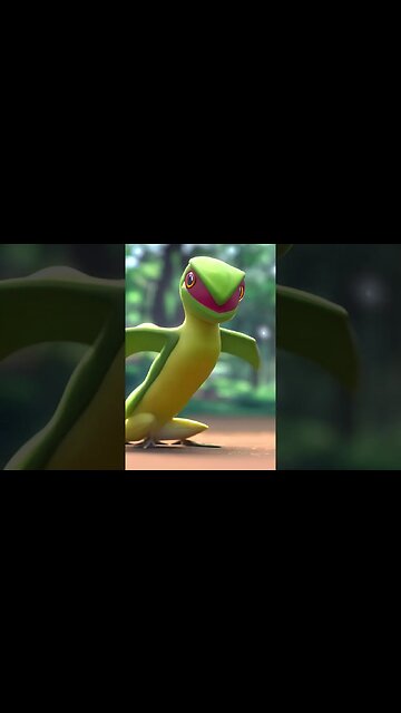AI generated Snivy #whosthatpokemon #pokemon