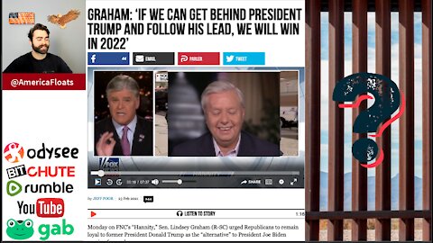 Lindsey "Hole-Investigator" Graham Puts Up NO FIGHT As Wall Comes Down