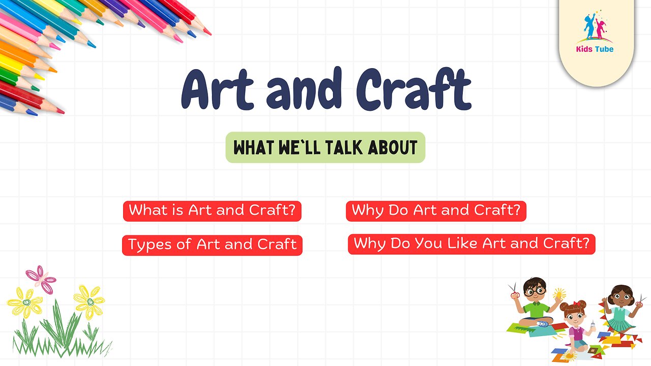 Art and Craft for Kids | Learn, Create, Have Fun!#artandcraft#education#learning#creative#kids#diy