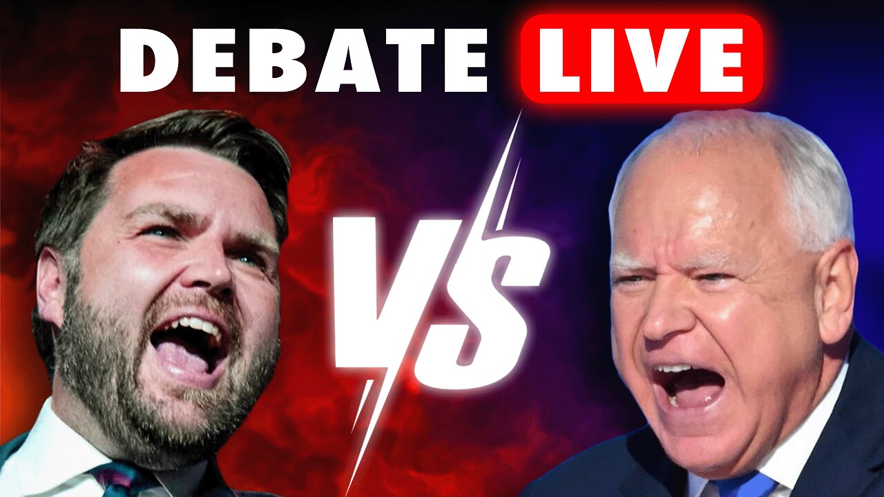 🔴LIVE: VANCE VS WALZ SHOWDOWN!