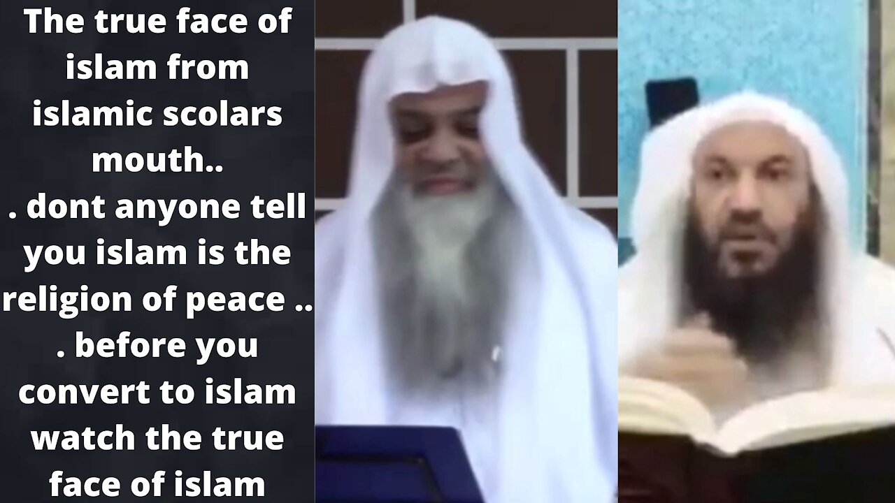 islam scholars teaching the true face of islam .dont anyone tell you islam is the religion of peace