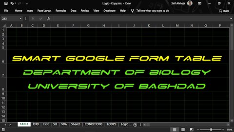 FINAL EXAM: SMART GOOGLE FORM TABLE 2021