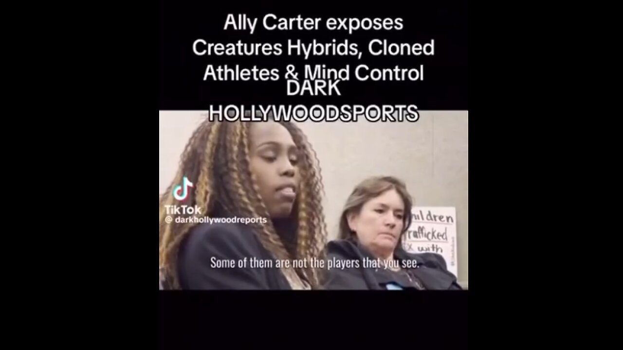 M024 DARK HOLLYWOOD SPORTS ALL CARTER EXPOSES CREATURES HYBRIDS, CLONED ATHLETES & MIND CONTROL