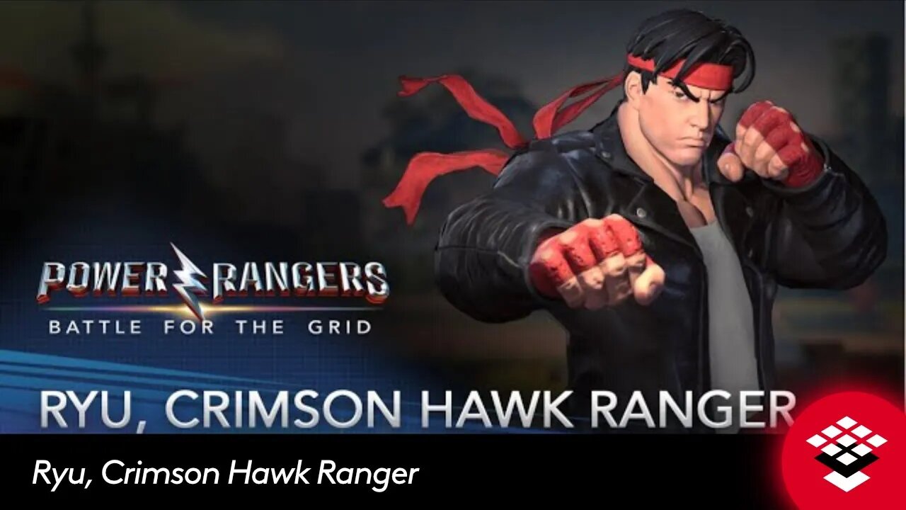 Power Rangers: Battle for the Grid - Ryu, Crimson Hawk Ranger Angel Grove Class of 93 Skin