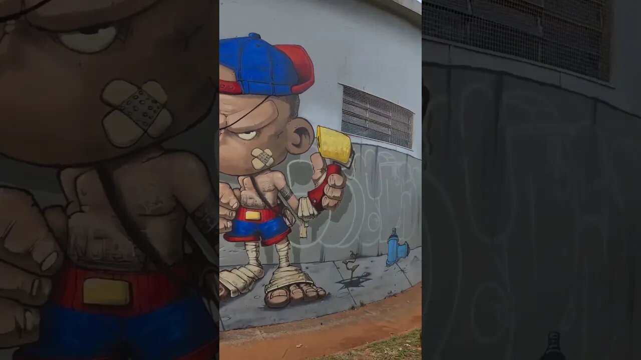 ABSOLUTELY MAD STREET ART PIECE 😱 #streetfighter #streetart #streetartist