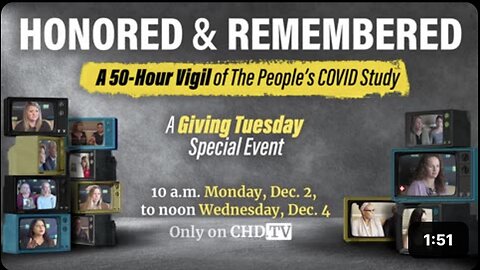 Dec. 2: “Honored & Remembered: A 50-Hour Vigil of The People’s COVID Study”