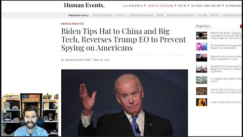 CHINA & BIG TECH Get Off Easy Under Biden, CUCK IN CHIEF!