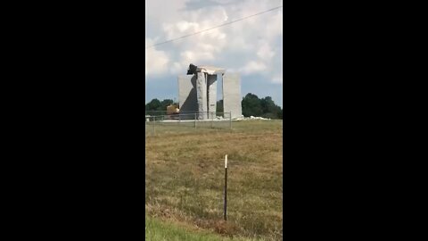 GEORGIA GUIDESTONES just another reminder that GOD WINS 🌪🇺🇸❤️‍🔥🙌🏽🍿