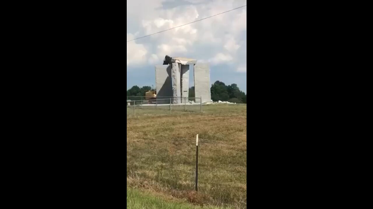 GEORGIA GUIDESTONES just another reminder that GOD WINS 🌪🇺🇸❤️‍🔥🙌🏽🍿