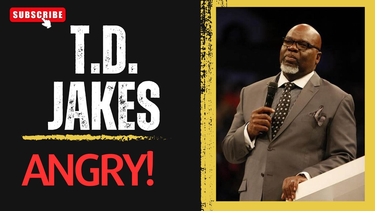 T.D. Jakes Lashes Out At Critics Amidst Sex Allegations!