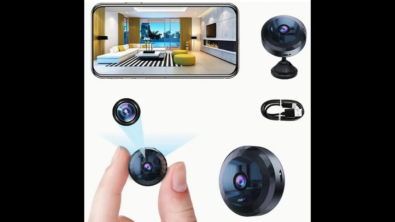 Mini WiFi Surveillance Camera #safety #security #safe #survival #trending #viral