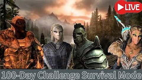 Skyrim 100-Day Challenge. Survival mode Part:01