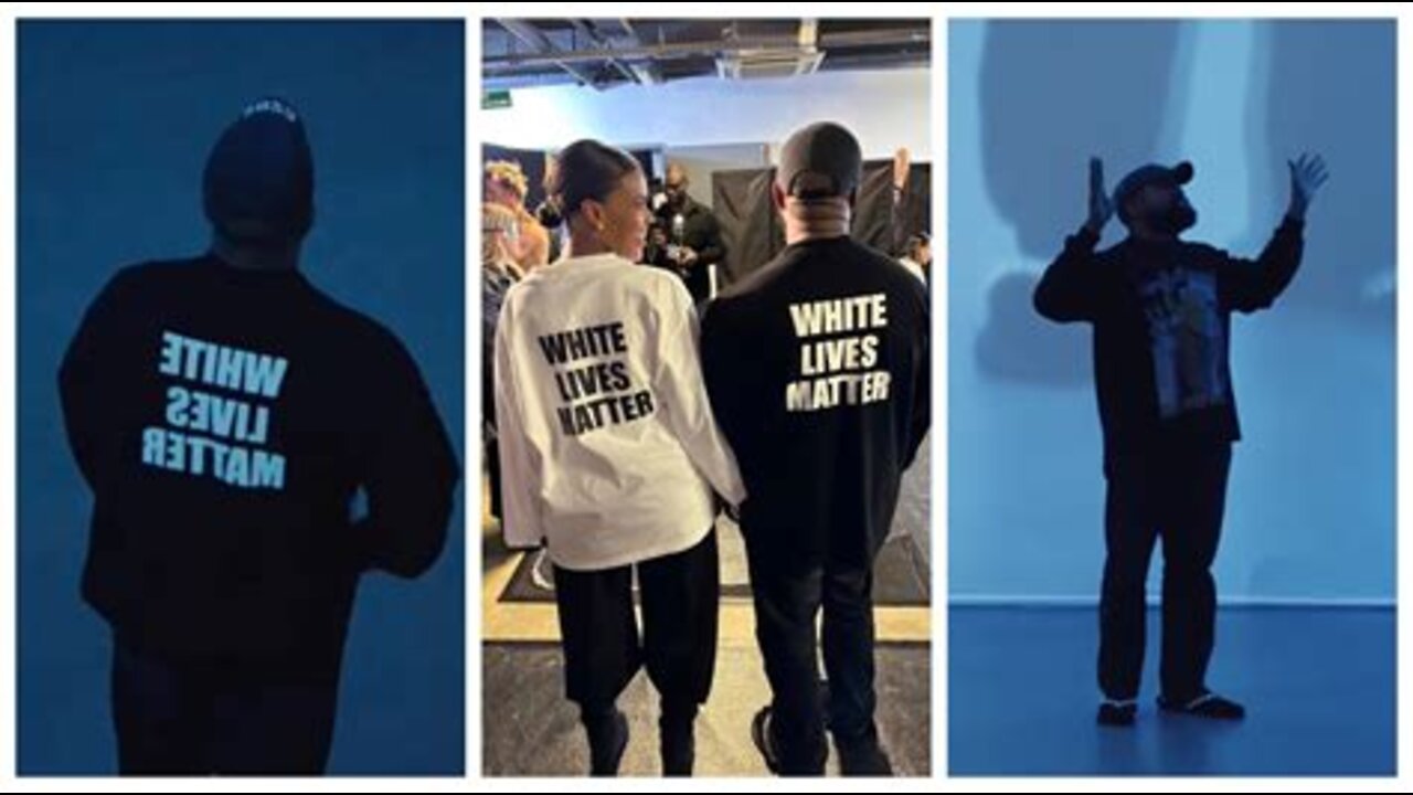 Kanye triggers racists with White Lives Matter shirt