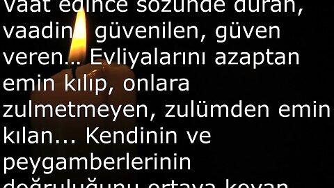 #esmaülhüsna ESMAÜ'L HÜSNA'DAN DUALAR / EL MÜMİN (C.C.)