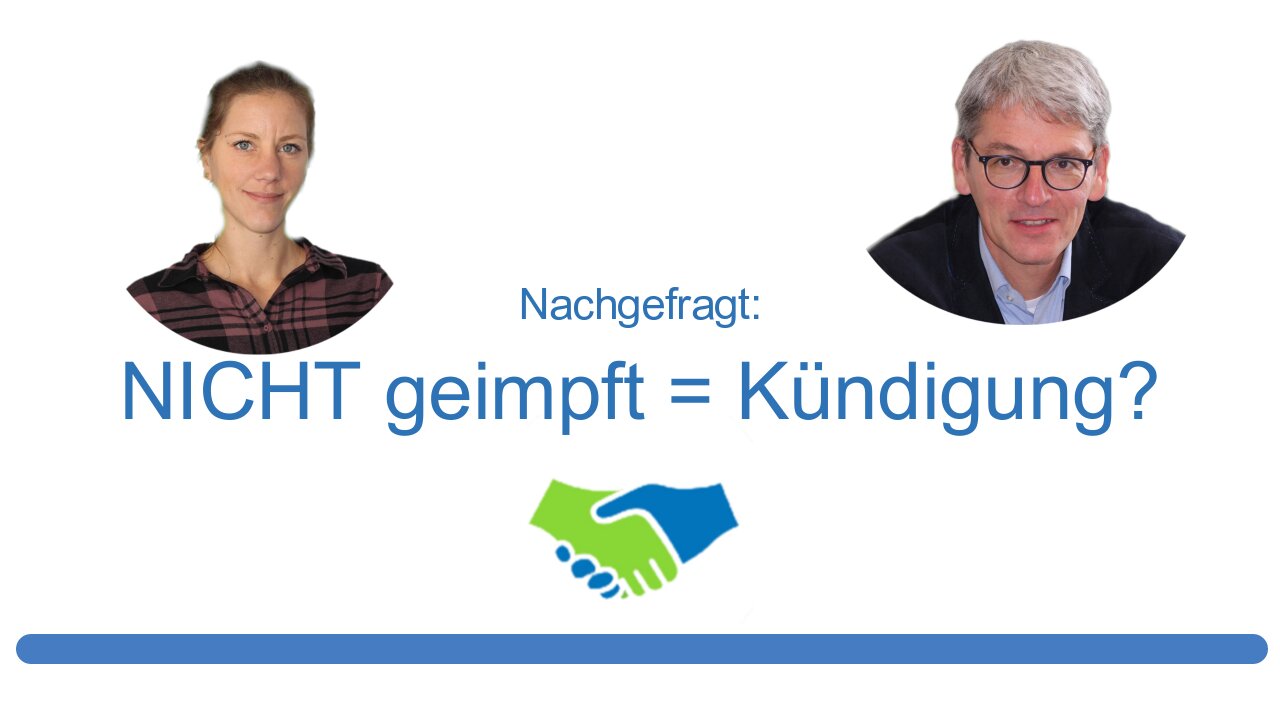 Interviewreihe - Corona in der Pflege: NICHT geimpft = Kündigung? (Folge 2)