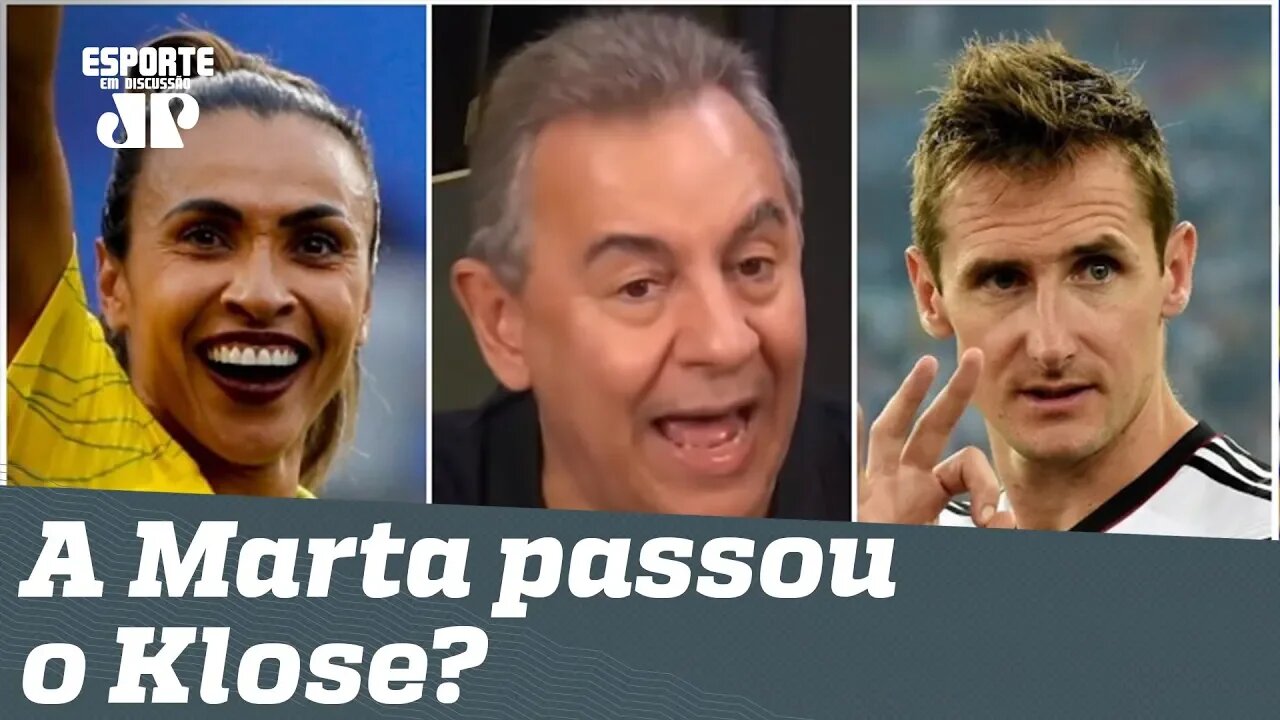 Marta passou Klose? "Isso é RIDÍCULO, uma PALHAÇADA!", polemiza Flavio Prado