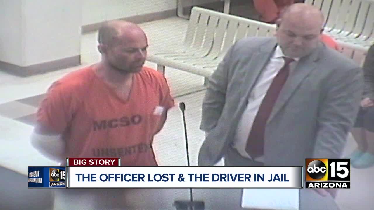 Driver accused of striking and killing Salt River officer appears before judge