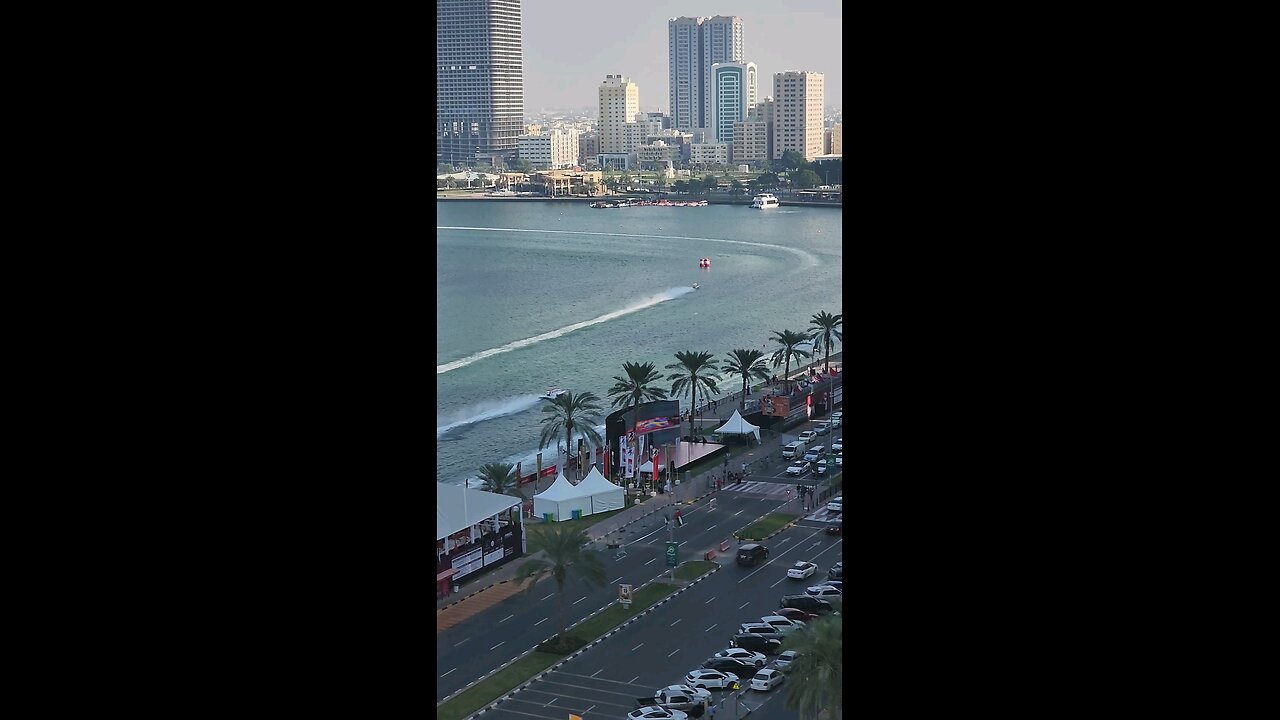 F1 H2O World Championship - Sharjah UAE | Waterfront Home View