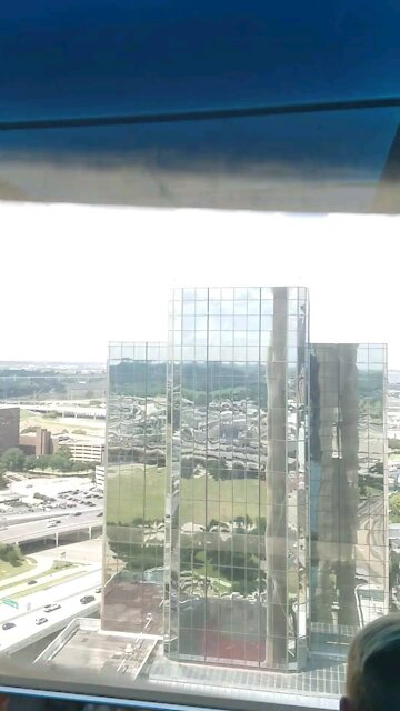 Elevator descent from top of Reunion tower