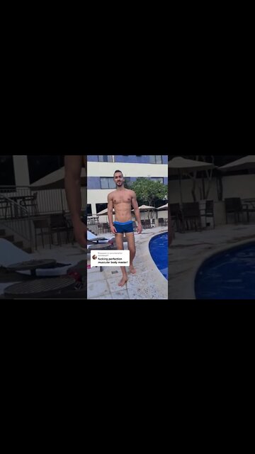 Muscle Man by the Pool 💦