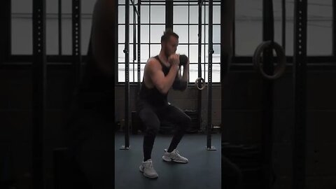 Dumbbell Front Squat Leg Exercise