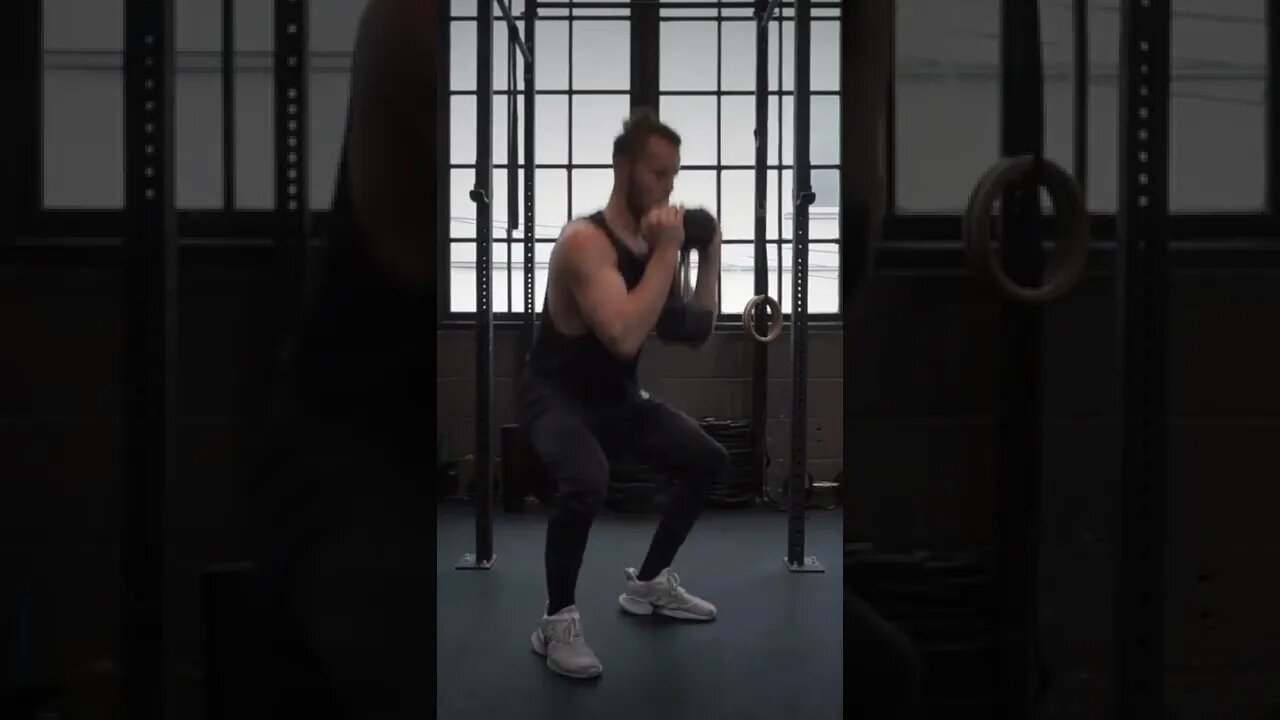 Dumbbell Front Squat Leg Exercise