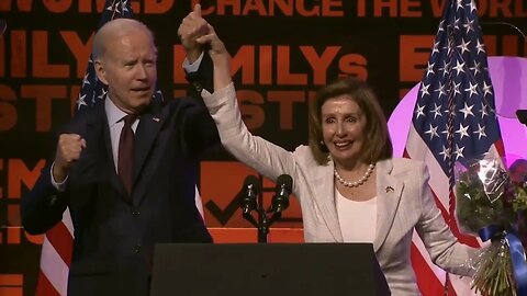 Joe Biden Crashes EMILYs List Gala: "If You Notice, I Do Whatever [Nancy Pelosi] Tells Me"
