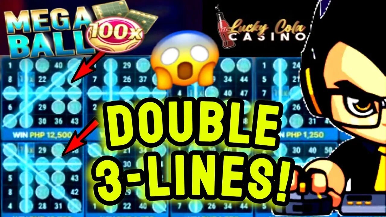 MEGA BALL - GRABE SA SESSION NI ELIZA! NAKA-DOUBLE 3-LINES AKO! 😱| LUCKY COLA CASINO 🎰