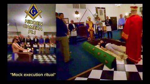 Freemasons Mock Execution Ritual Exposed Big Pharma Controls USA Lawmakers Israel Owns Ron DeSantis