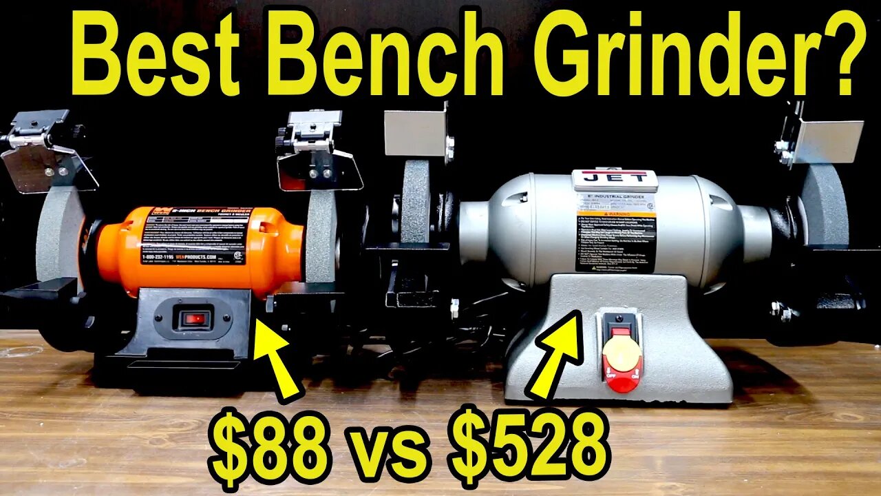 Best Bench Grinder? Let’s Settle This! Harbor Freight Bauer vs JET, Hercules, Rikon, Shop Fox, Delta