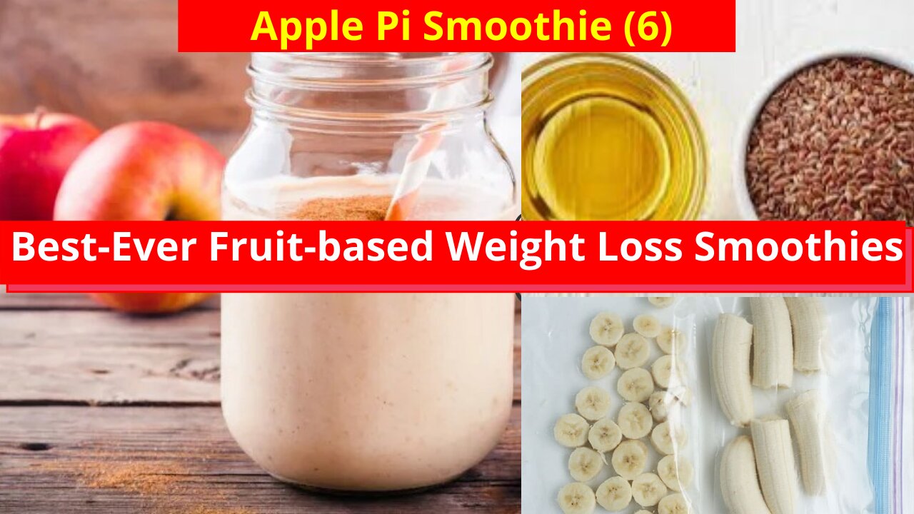 Best Ever Fruit-based Weight Loss Smoothies Apple Pi- Smoothie Diet Recipe #shorts