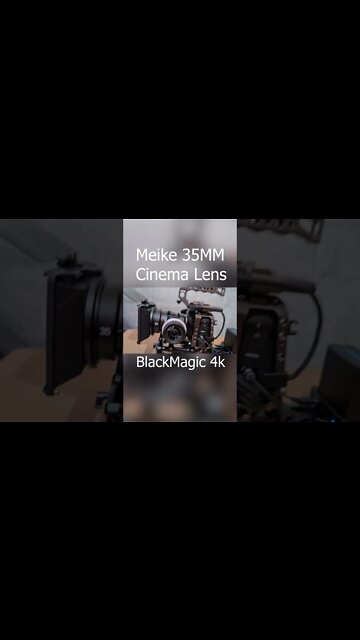 Uma simples lente de cinema faz uma total diferença. #meike #filmmaking #videomaker