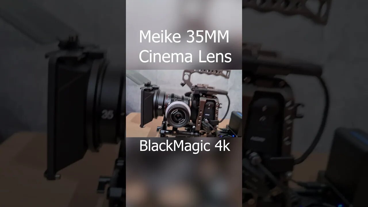 Uma simples lente de cinema faz uma total diferença. #meike #filmmaking #videomaker