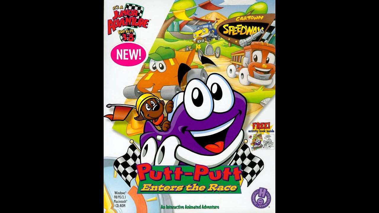 Putt-Putt Enters the Race (1999, PC, Mac, Linux, Android, iOS) Full Playthrough