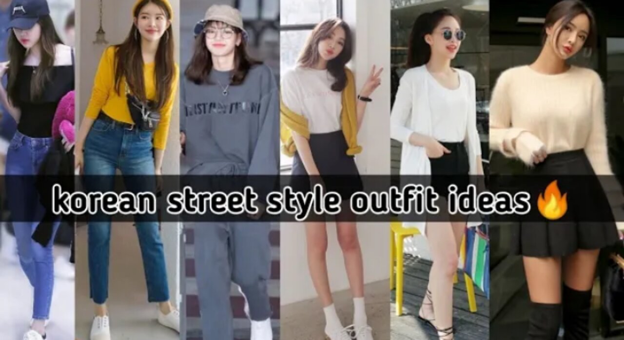 Korean street style outfit ideas 2022 🔥 / korean street fashion / best korean girls fashion