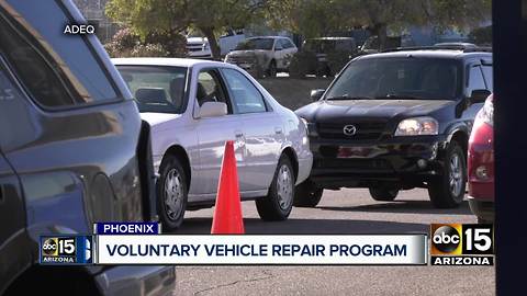 Voluntary vehicle repair program offered to help reduce emissions around Arizona