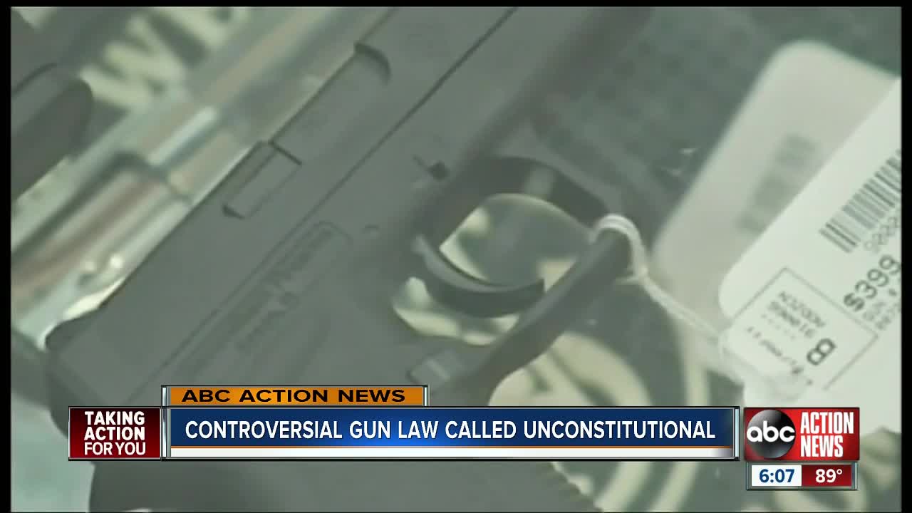 Judge strikes down penalties for passing tougher gun laws