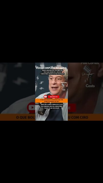 O QUE O BOLSONARO PERGUNTOU A CIRO GOMES? #shorts #cirogomes #bolsonaro #debatesbt #eleições2022