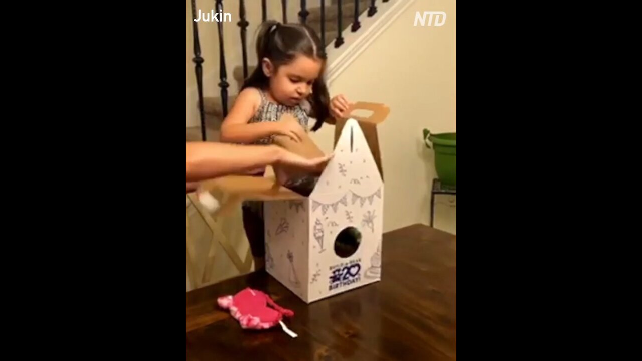 Girl Receives Bear With Voice Recording of Deployed Dad