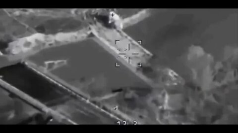 Destruction of Ukrainian crossings by Russian Mi 28NM