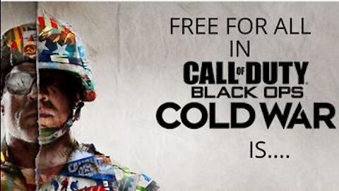 Free for all in Black ops cold war is