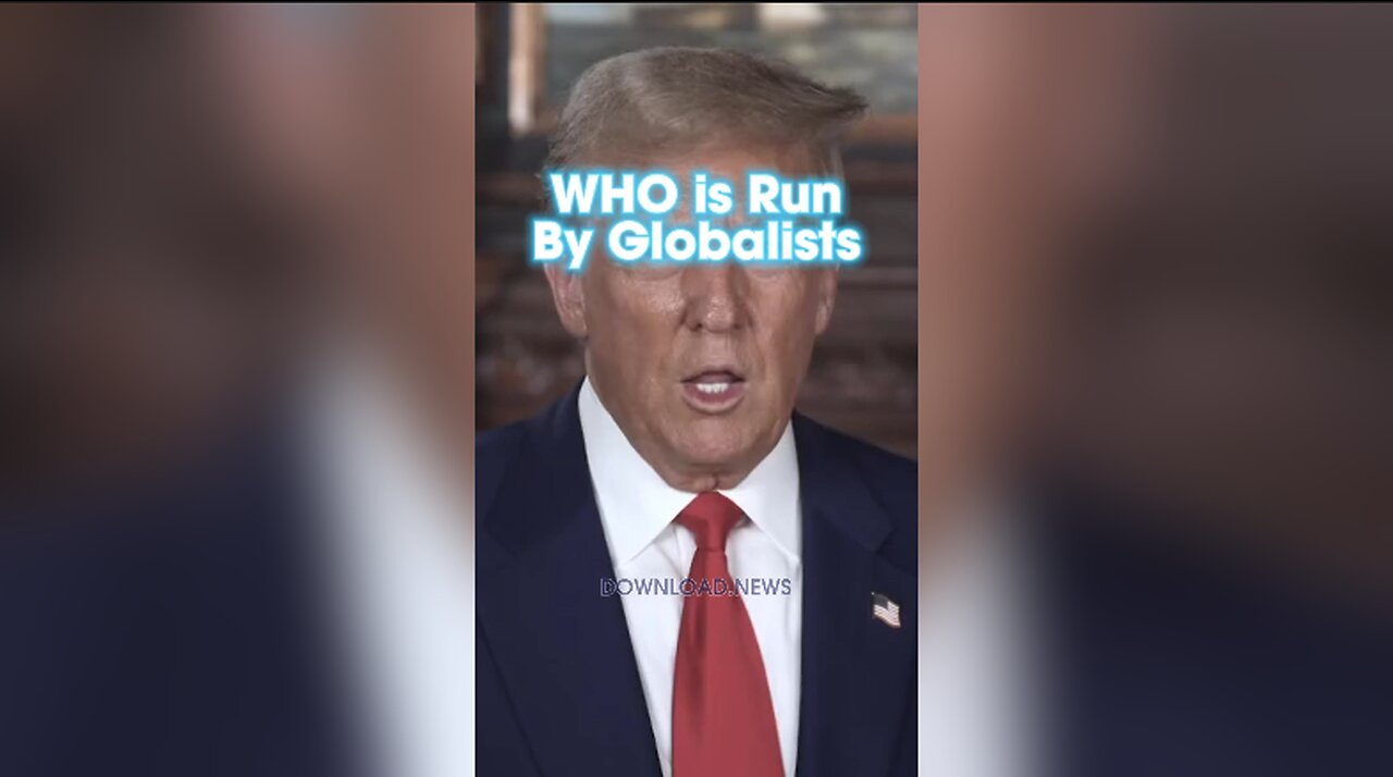 Trump: WHO Works For The Globalists & Chinese Communist Party - 10/17/23