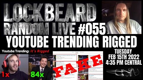 LOCKBEARD RANDOM LIVE #055. Youtube Trending Rigged