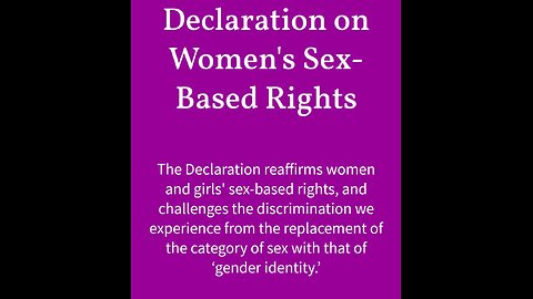 A Conversation With Emily & Sam & Nina from Women's Declaration International