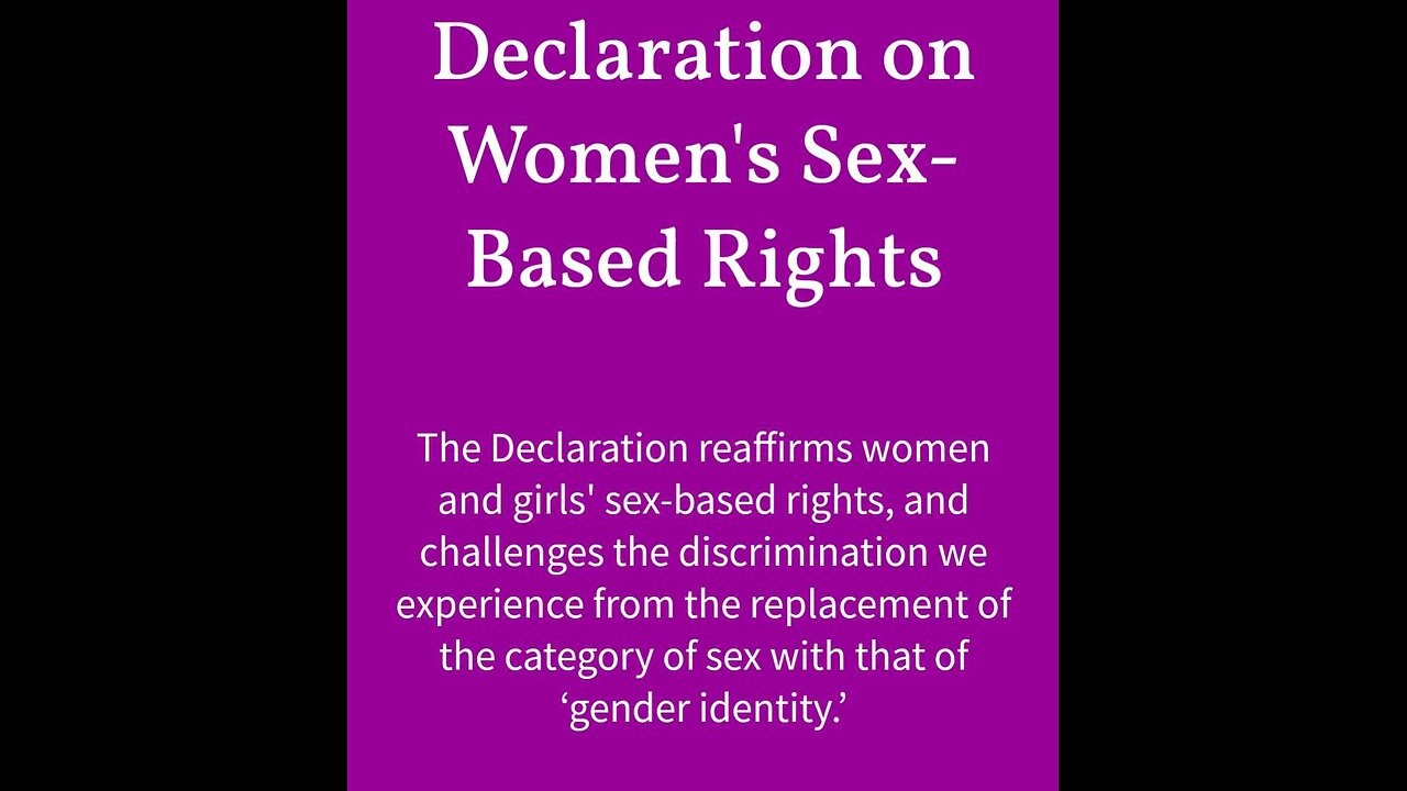 A Conversation With Emily & Sam & Nina from Women's Declaration International