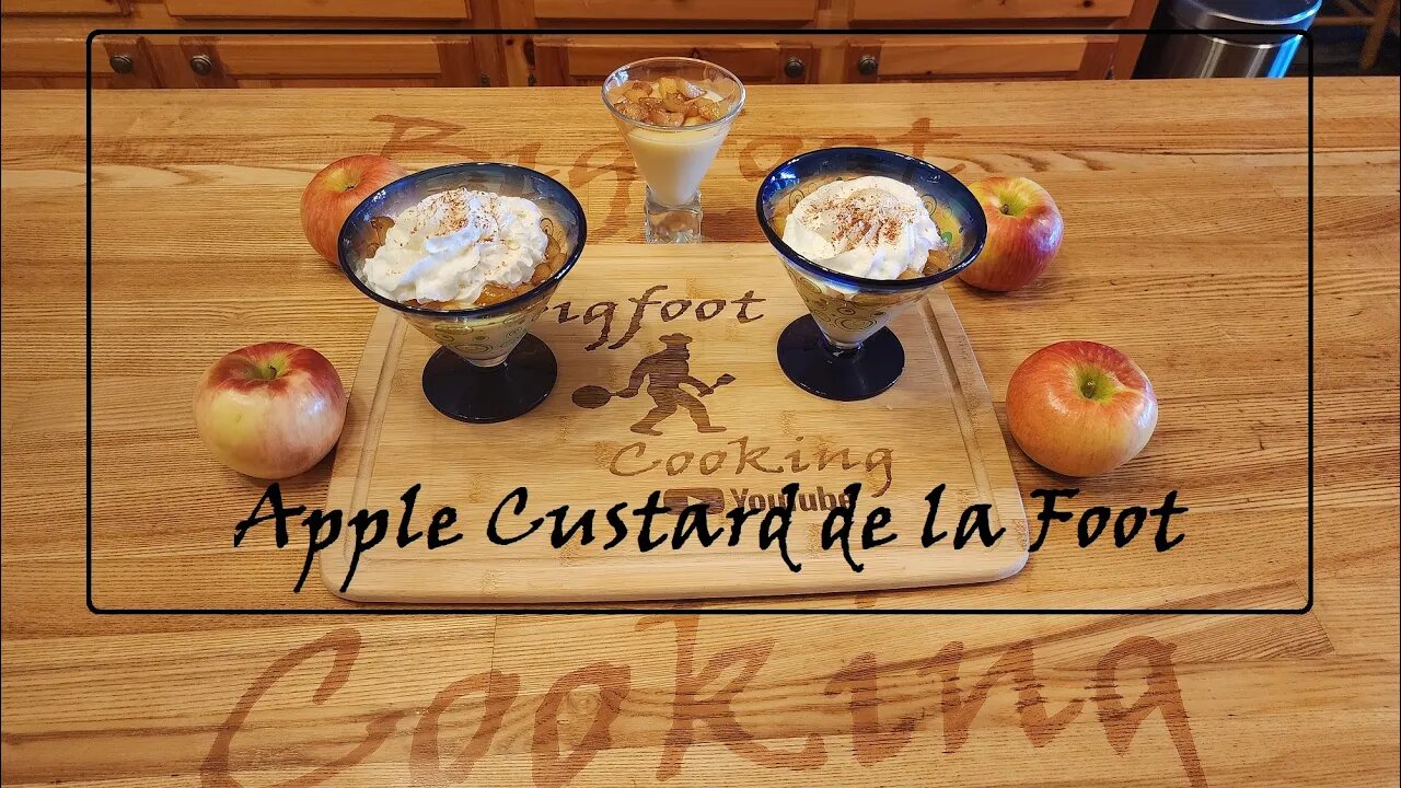 Apple Custard de la Foot!!! This dessert is so easy to make!!!!