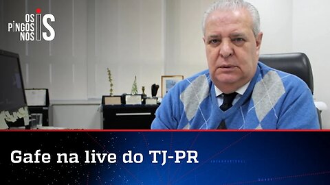 Em live, desembargador promete a outro: "Vou levar as duas lá para você ver"