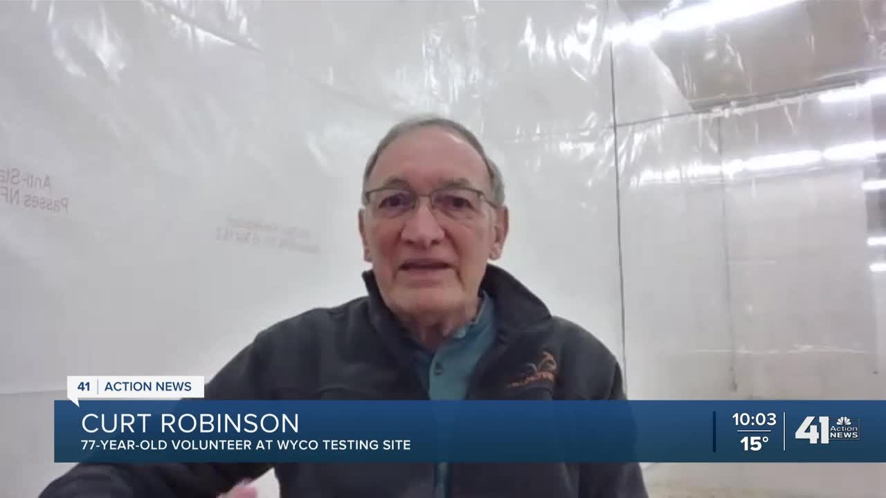 77-year-old Wyandotte County native volunteers at COVID-19 testing site every day since April