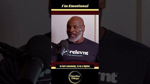 Mike Tyson, I'm Emotional #shorts #youtubeshorts #miketyson #joerogan #podcast #theysay #viral