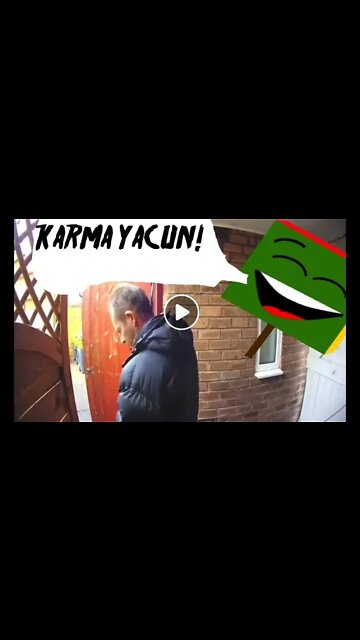 KARMA YACUN episode 1: He tries to vandalise neighbours Ring cam gets instant karma - (voiceover)
